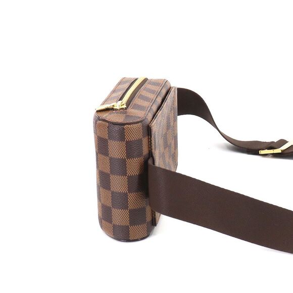 Louis Vuitton Damier Jeronimos Body Bag Waist Pouch Ebene Brown - Picture 3 of 8